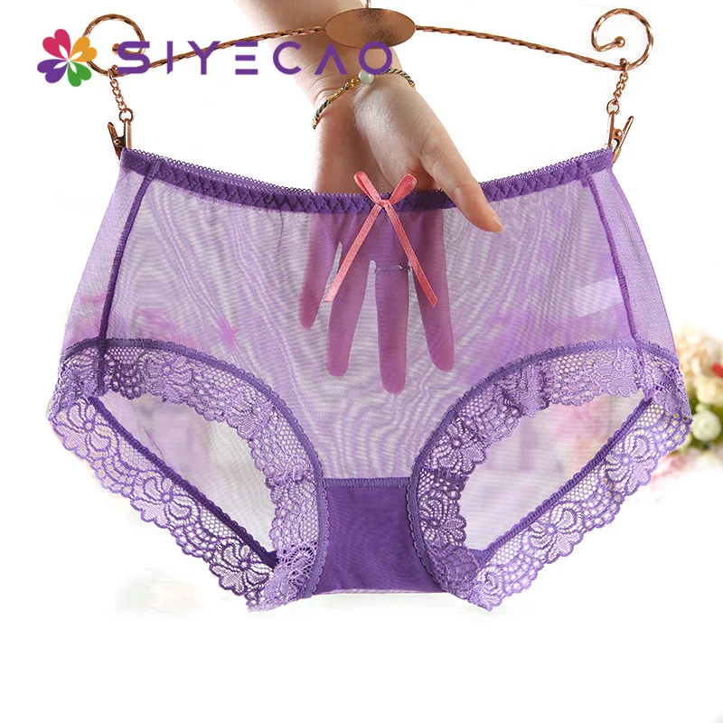 Женские пикантные прозрачные кружевные трусики бесшовные Ультра тонкие женское