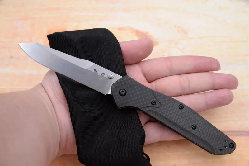 JUFULE 940 ручка из углеродного волокна mark s90v стальное лезвие медная шайба Кемпинг Охота Карманный Открытый EDC Инструмент Универсальный складной нож