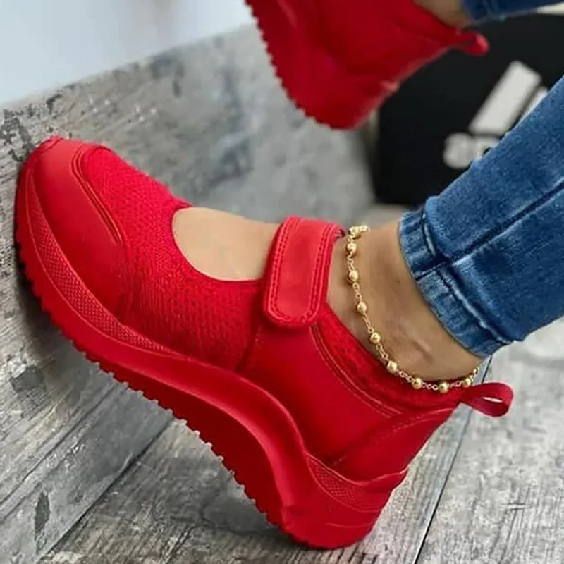 

2021 Summer Women Casual Shoes Sneakers Women Shoes Breathable Mesh Platform Women Vulcanize Shoes Non Slip Chaussure Femme