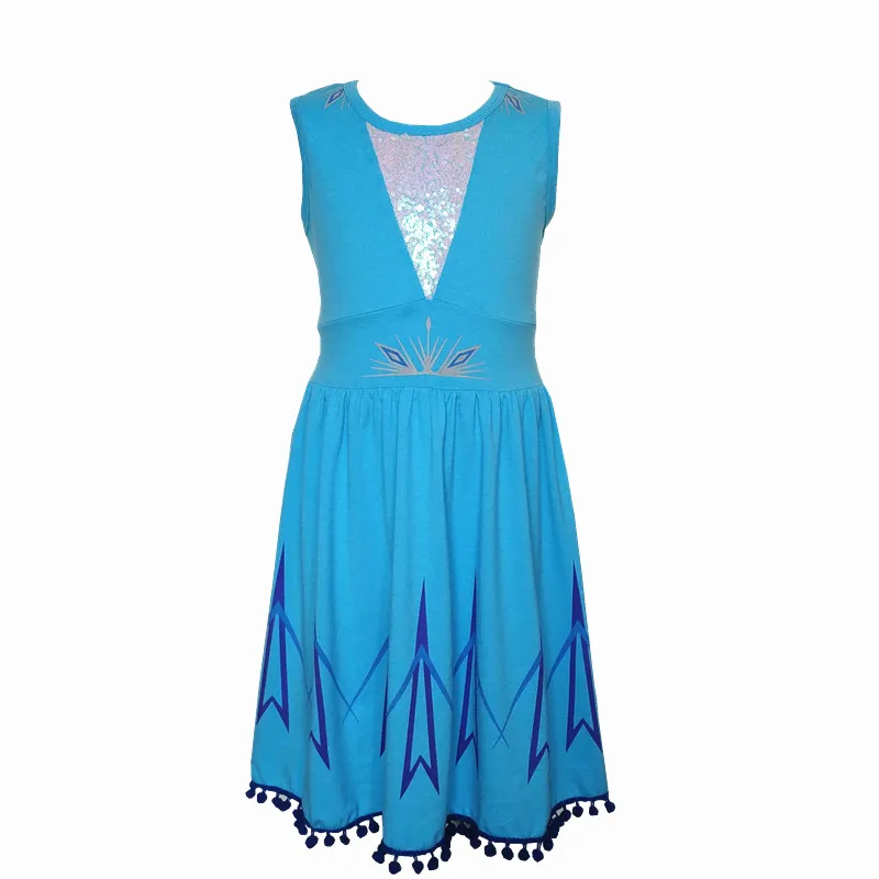 Birthday Girls Princess Dresses Children Cotton Party Kids 2021 Summer | Детская одежда и обувь
