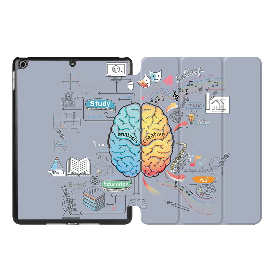 MTT чехол с граффити для Apple iPad 9,7 дюймов A1822 A1823 Magentic TriFold из искусственной кожи Smart Cover для iPad 9,7 ''A1893 чехол - Цвет: IP02
