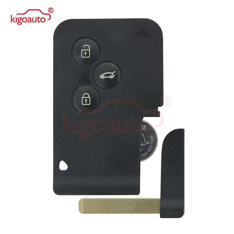 Смарт ключ Kigoauto 7701209132 433 МГц PCF7947 3 кнопки для Renault Megane II 2 Scenic Grand 2003 2008|Ключ от авто| |