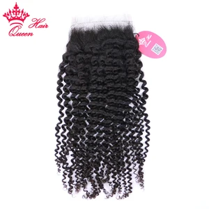 Королевские волосы Официальный магазин бразильские Курчавые Кудрявые натуральные волосы на шнуровке 4x4 дюйма 100% человеческие волосы свободная часть стильный естественный цвет