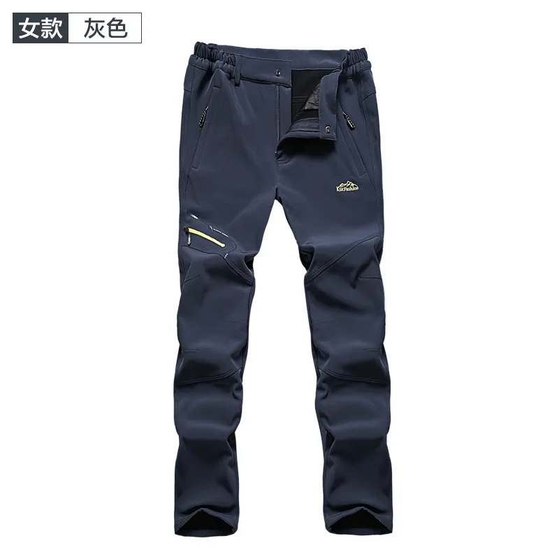 women01 Man Women snowboarding pants Windproof Fishing Camping Hiking Skiing Trousers Winter Thicken Warm Fleece Softshell Skiing Pants - Цвет: women01