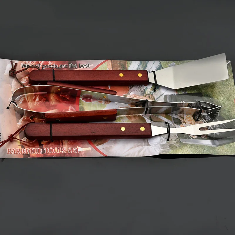 3 шт./компл. инструмент для барбекю посуда гриль кемпинга качественные аксессуары