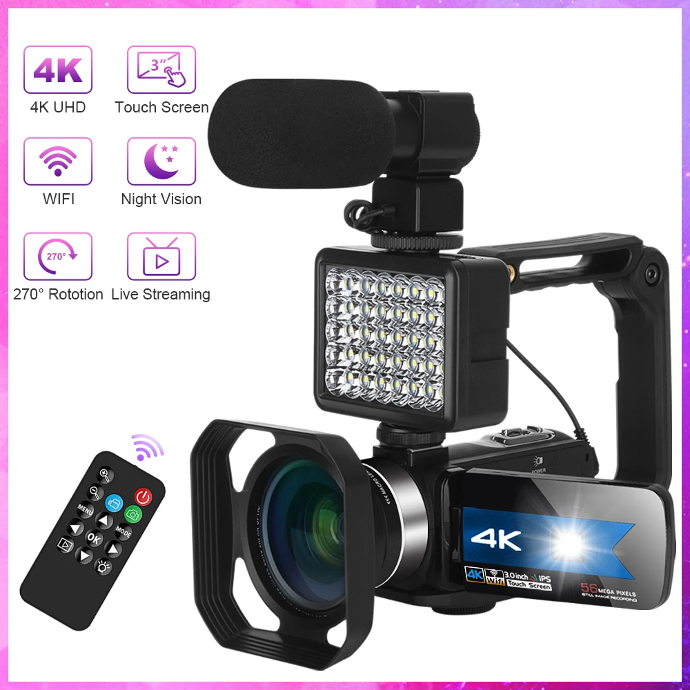 Видеокамера KOMERY видеокамера s цифровая для YouTube записывающее устройство Ultra HD 3 0