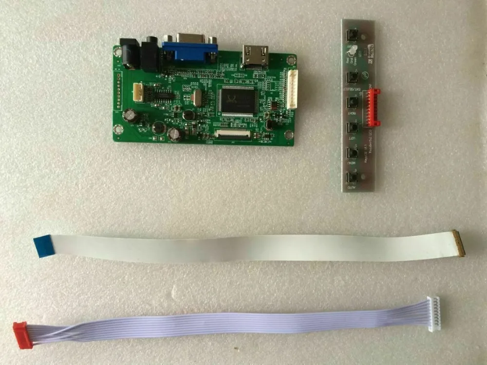Latumab плата управления монитор Комплект NV156FHM-N43 DMI + VGA ЖК светодиодный LVDS EDP Лер