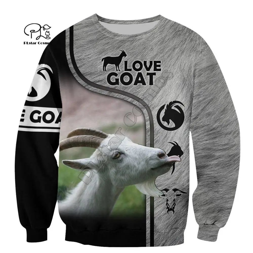 

PLstar Cosmos 3DPrint Hunter Hunting Doom Donkey Goat Animal Unisex Harajuku Streetwear Funny Hoodies/Sweatshirt/Jacket/-a8