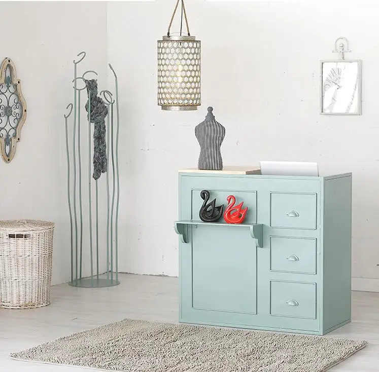 Скандинавский современный магазин кассиров tieyi контрастная приставка стойка