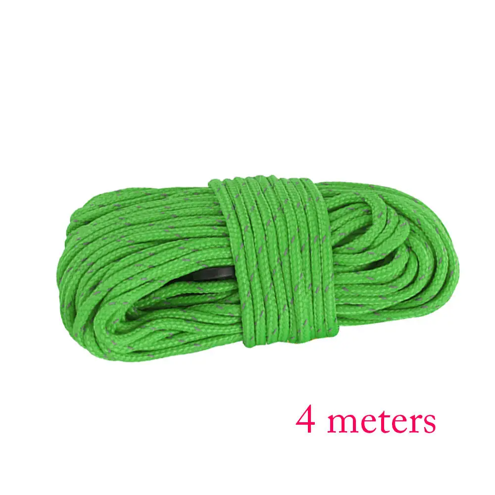 

6pcs 4m New Multifunction Tent Rope Tent Accessories Outdoor Sports Camping Hiking Durable Rope