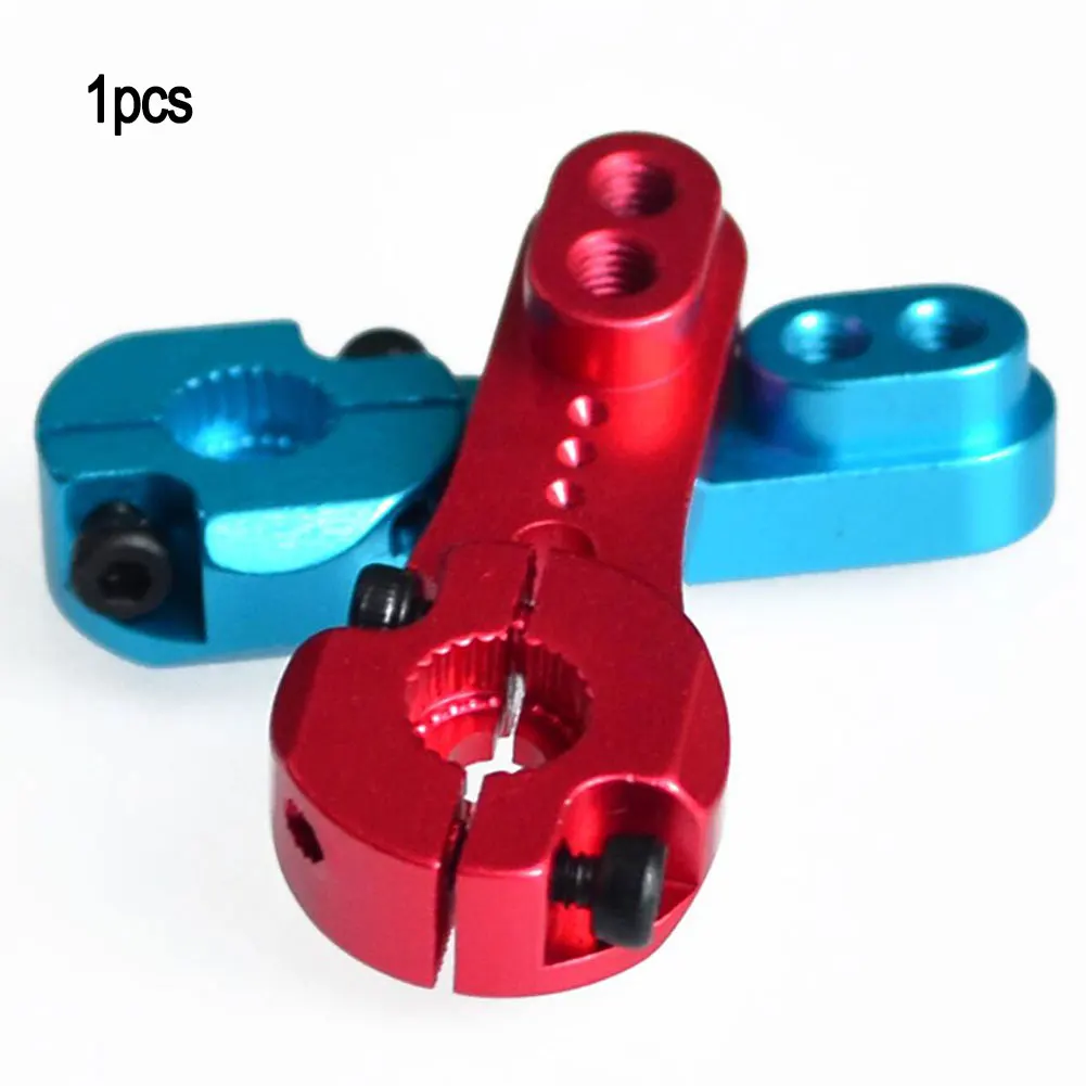 

RC Model Motor Durable Professional Easy Install Red Blue 25T MG995 MG946R MG996R MG945 S3003 Lightweight Servo Horn Rocker Arm