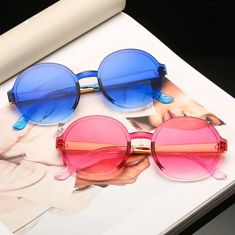 

Rimless Round Sunglasses Women Fashion 2020 Shades For Men Oversized Sun Glasses Vintage Retro Glasses Goggles Gafas De Sol