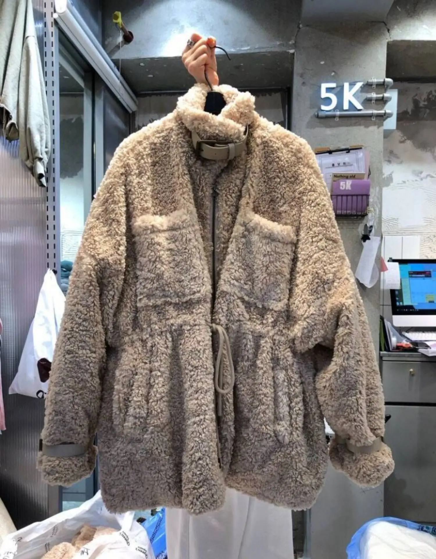 SuperAen, новинка, зимние плотные куртки для женщин, корейский стиль, хлопковая куртка, Женская однотонная Повседневная модная женская одежда
