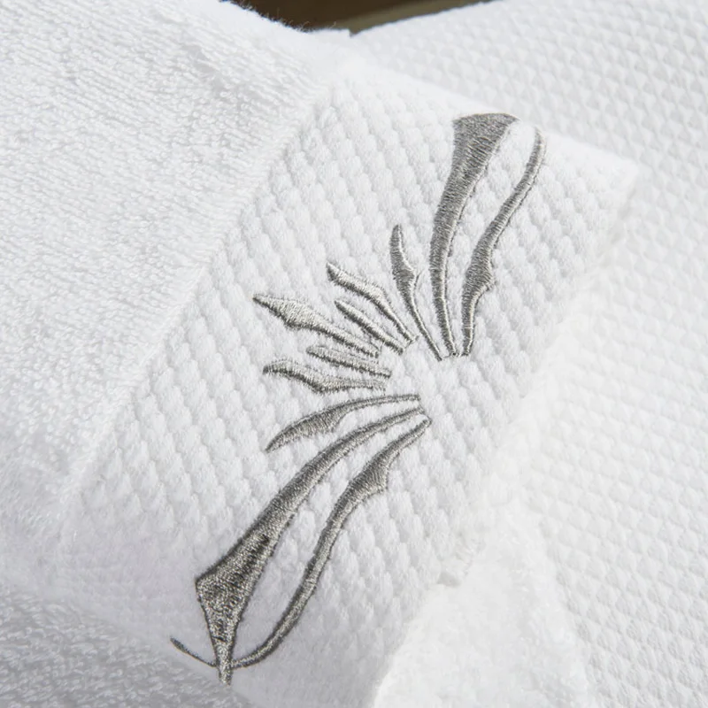 Новый роскошный комплект полотенец из 100% хлопка 3 шт./лот + 1 банных для ванной