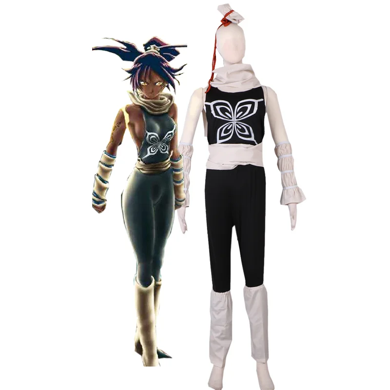 

Anime Bleach Shihouin Yoruichi Cosplay Costume customized any size