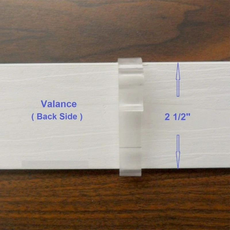 Зажимы для горизонтальных жалюзи E8FE из прозрачного пластика|Декоративные