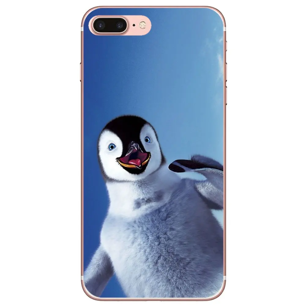 Чехол-накладка Lovely Penguin Cartoon Print для Xiaomi Mi Note 10 11 t lite A2 A3 Max Mix 2S 3 poco X3 nfc F2 F3 Pro M3 on.
