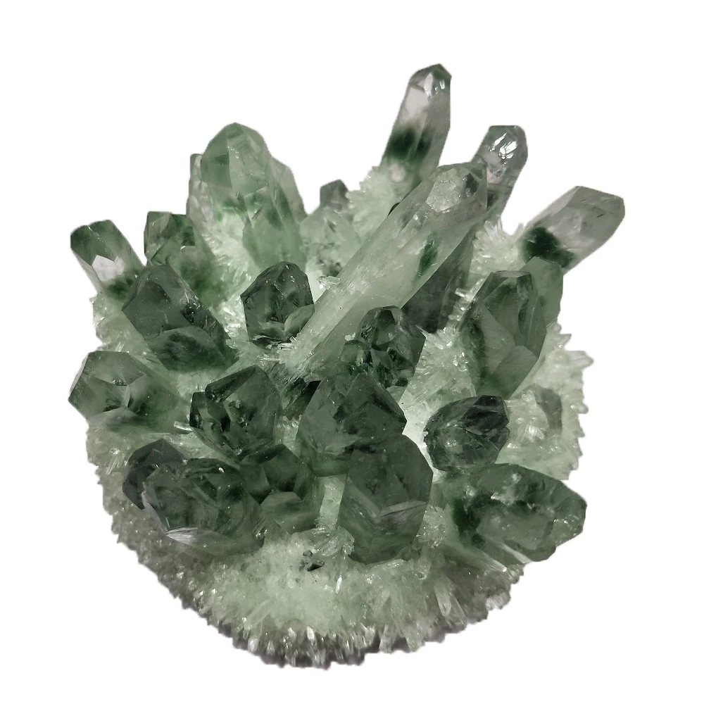

Природные камни, кристаллы, минералы, целебная зеленая Жеода, друза, украшение для дома образец драгоценного камня