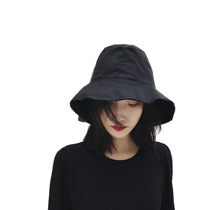 Шляпа W105 женская летняя Рыбацкая шляпа Корейская Мягкая дикая японская