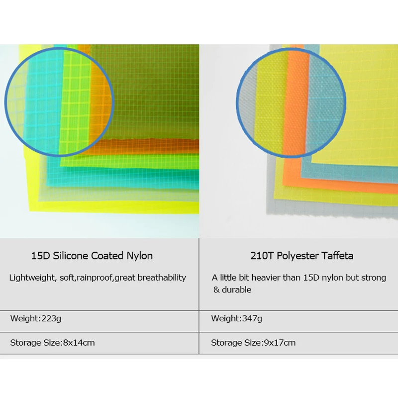 3F UL Шестерни на открытом воздухе легкий шарф с длинным рукавом дождя пончо куртка