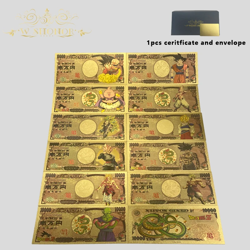 Лучшая цена за 23 вида японских аниме серии Dragon Z пластиковая карта для банкнот