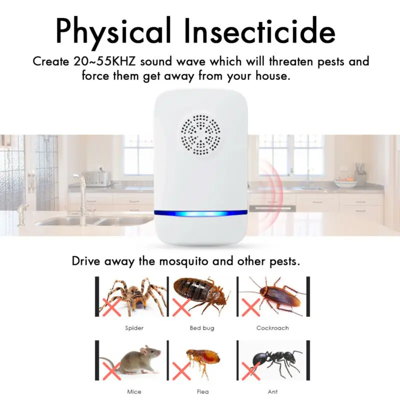 1/2/4 шт. электронное средство от Комаров Борьба с вредителями контроллер Ошибка