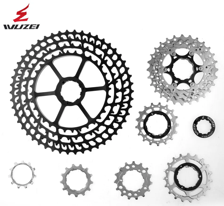 WUZEI MTB 12 Скоростей Freewheel 11-50T pinions 403g кассета Сверхлегкий ЧПУ колесо mmount запчасти для велосипеда