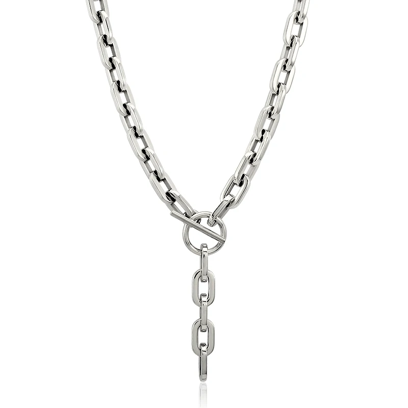 Цепочка женская с Т-образной застежкой простой трендовый ожерелье из