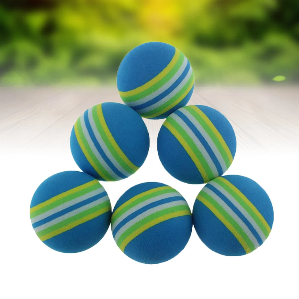 

8pcs 42mm Rainbow EVA Practice Indoor Training Aid Training (Colorful)