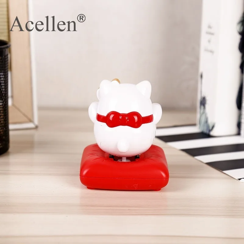 Lucky Cat аксессуары для украшения автомобиля на солнечной батарее миниатюрные