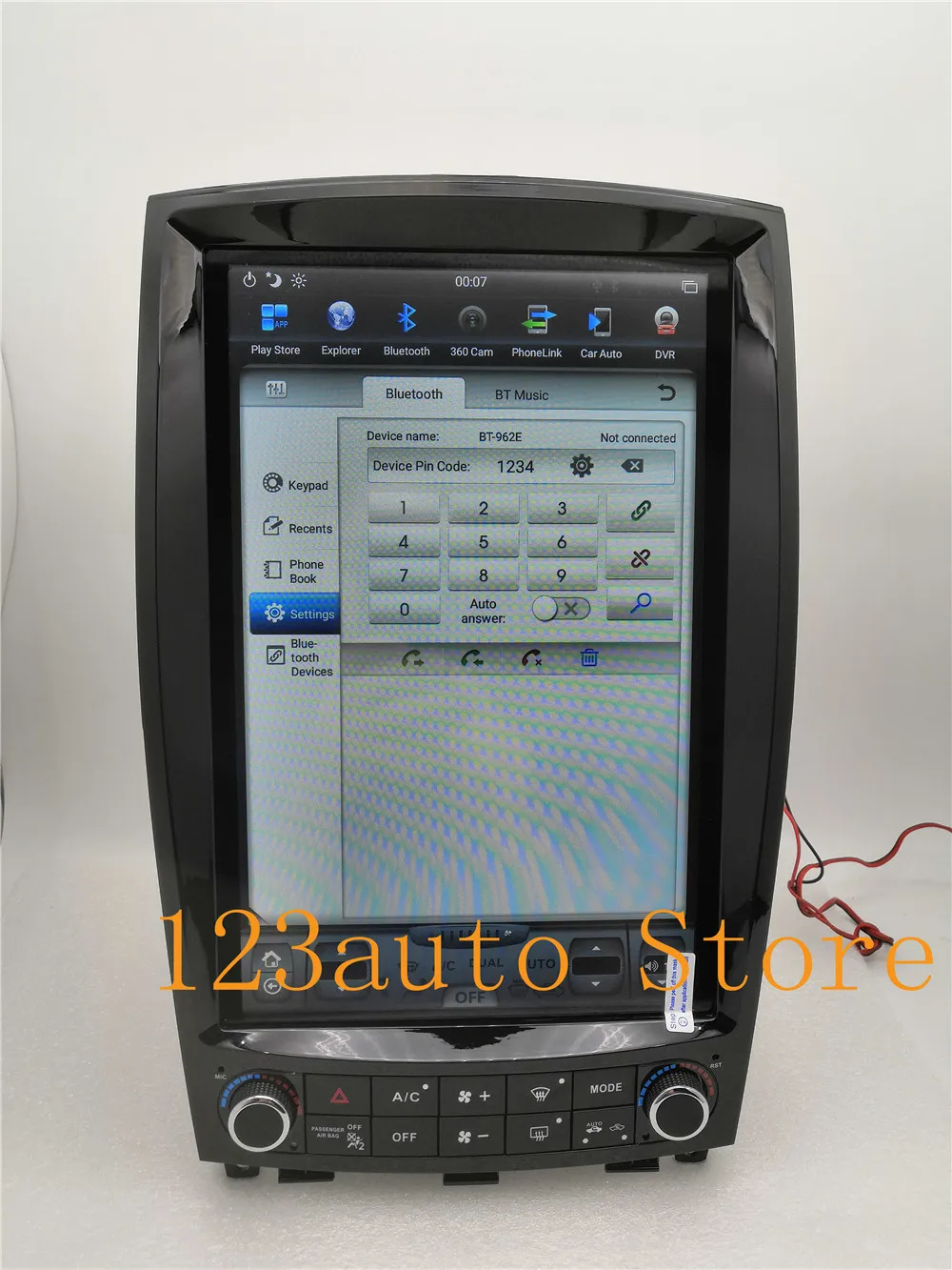 12,1 ''вертикальный Tesla стиль Android 8,1 автомобильный DVD gps плеер для infiniti QX50 QX50L EX25 EX35 2010- Радио Навигация