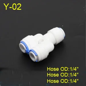 1/" 3/8" OD шланг трубка 1/" 1/2" 3/" 1/8" пластиковые трубы Быстрые соединители RO соединитель воды фитинги система обратного осмоса