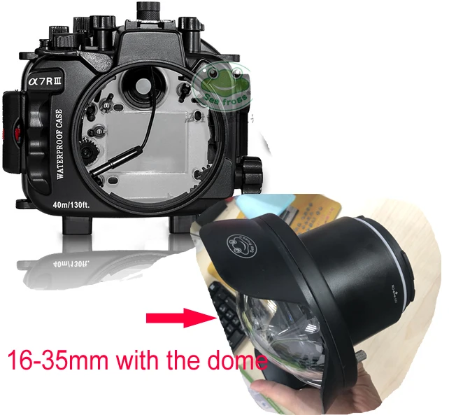 Seafrogs подводный водонепроницаемый чехол для камеры корпус для sony A7R III 28-70 мм 90 мм или 16-35 мм купол M10/M14/M16 море и море Nauticam