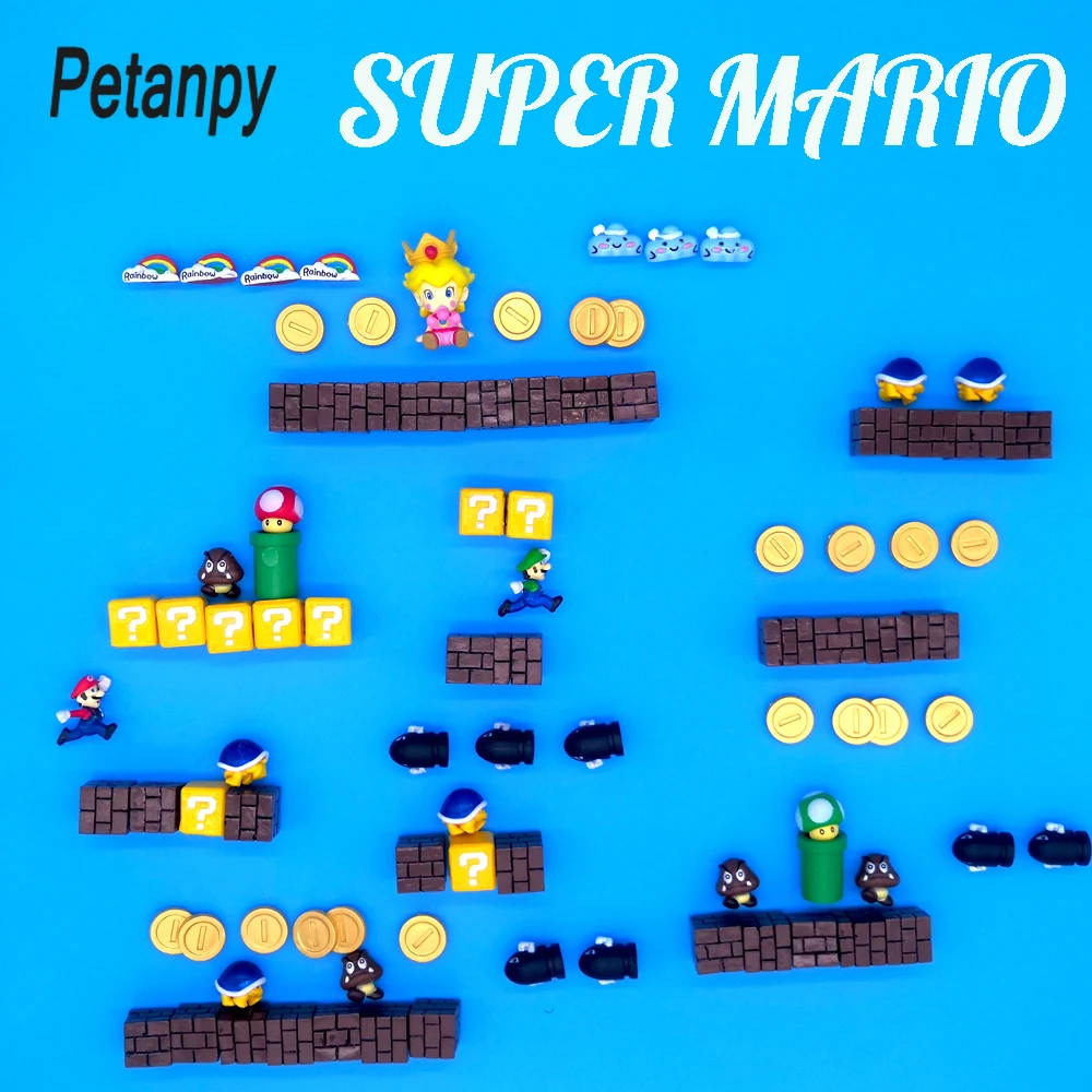90 шт. 3D магниты на холодильник в виде супермарио принцессы|Магниты холодильник| |