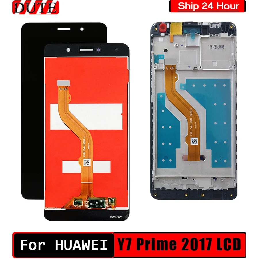 5 'для HUAWEI Y7 Prime 2017 ЖК экран для Enjoy 7 Plus дисплей сенсорный дигитайзер с рамкой TRT LX2
