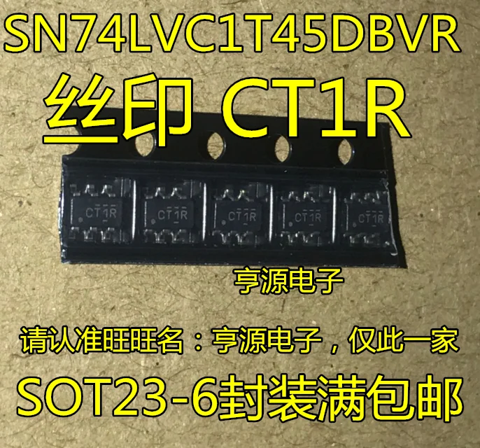 

Patch SN74LVC1T45DBVR SN74LVC1T45 silk-screen CT1F CT1R SOT23-6