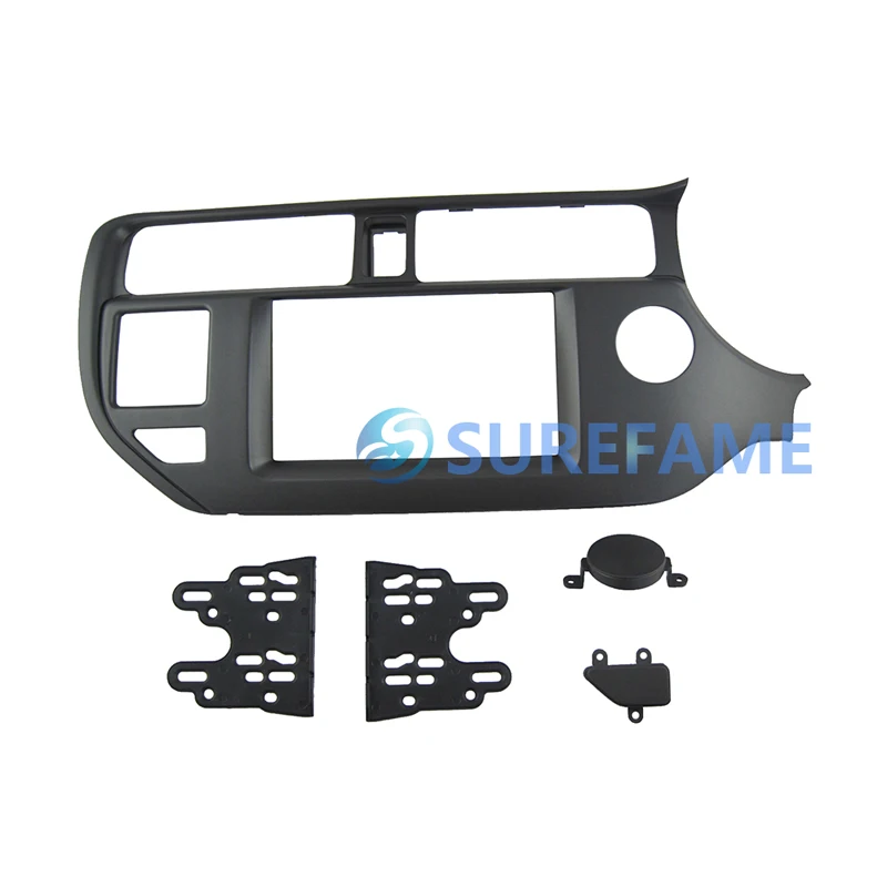 Двойная Din Автомобильная панель для KIA Rio K3 Pride 2011 + радио DVD стереомагнитола