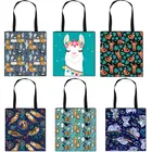 Индивидуальная женская сумка через плечо с животным принтом, альпака, Ленивец, выдры, хорьков, экологически чистые многоразовые сумки для покупок, большая емкость