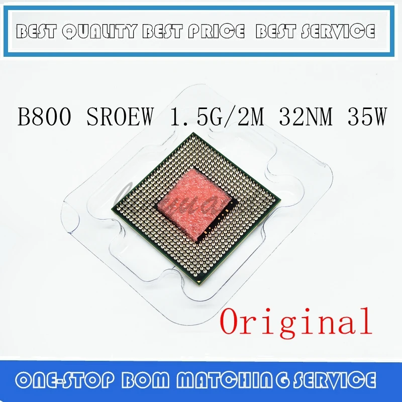 B800 ЦП 2M кэш 1 5 ГГц SR0EW PGA988 двухъядерный процессор для ноутбука совместимый с HM65 HM67