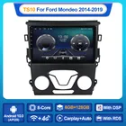 Автомагнитола 2DIN, Android 10, 6 + 128 ГГц, мультимедийный видеоплеер, стерео, для Ford Mondeo Fusion 2014-2019, встроенный Автомобильный Wi-Fi Carplay