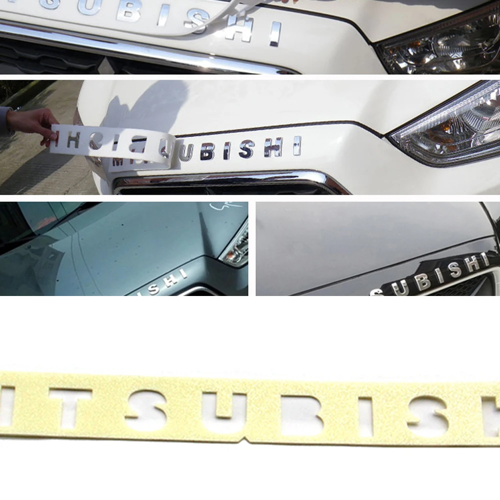 Наклейка на капюшон для Mitsubishi Lancer 10 ASX I200 Pajero V73 V93 V97 Outlander эмблема значок наклейка