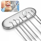 Стоматологическое зеркало, серп, тартарный скалер, шпатель для зубов, стоматологическое лабораторное оборудование, инструменты для ухода за полостью рта и чистки зубов