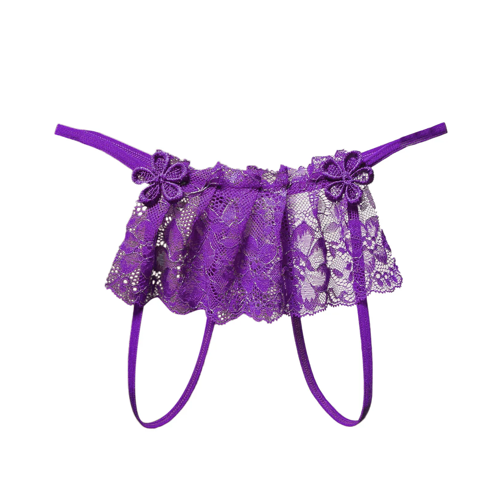 Women Thong Sexy Panties Lace Pants Ladies Briefs Underwear Woman Transparent Hollow Out Female | Женская одежда