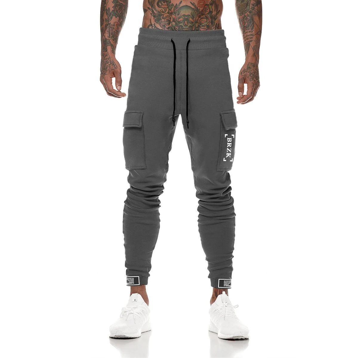 2019 Лето Осень Новые повседневные брюки мужские хлопковые облегающие модные