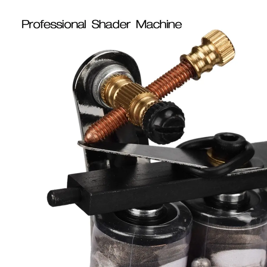

Zinc Alloy Pure Cupper Housing 12 Wrap Coil Tattoo Machine Gun Permanent Coil Tattoo Gun Shader Tattoo Machine