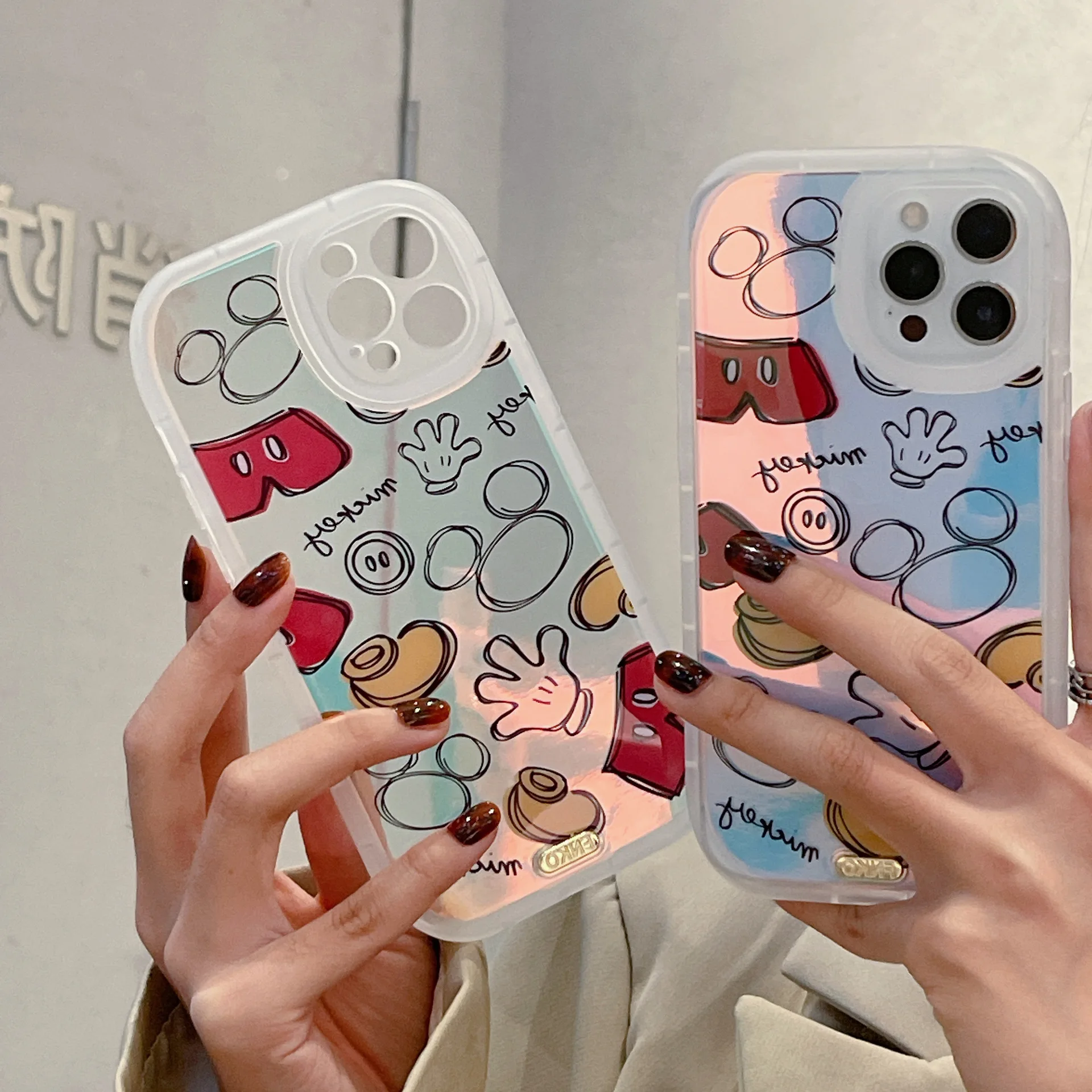 

Disney Mickey Minnie cartoon Mobile Phones case for iPhone 7/8 plus x/xs xr xsmax 11pro max cute Cell phone case