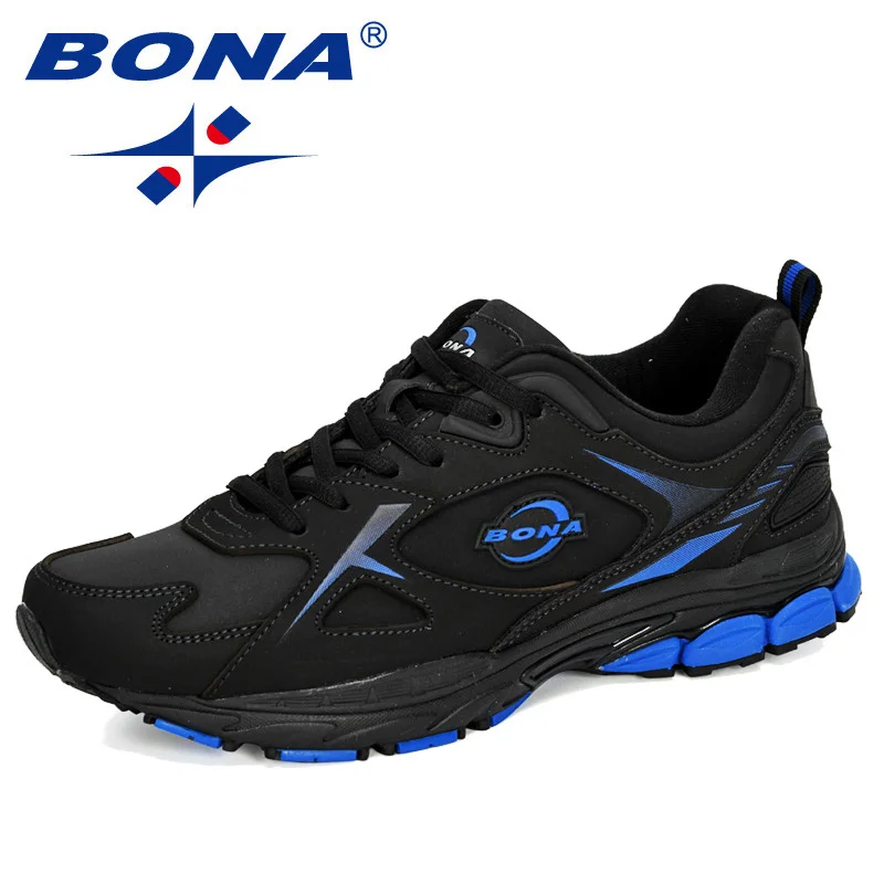BONA 2020 New Designers Action Leather Men Shoes Fashion Casual No-Slip Man Vulcanize Tenis Masculino Leisure Footwear | Обувь