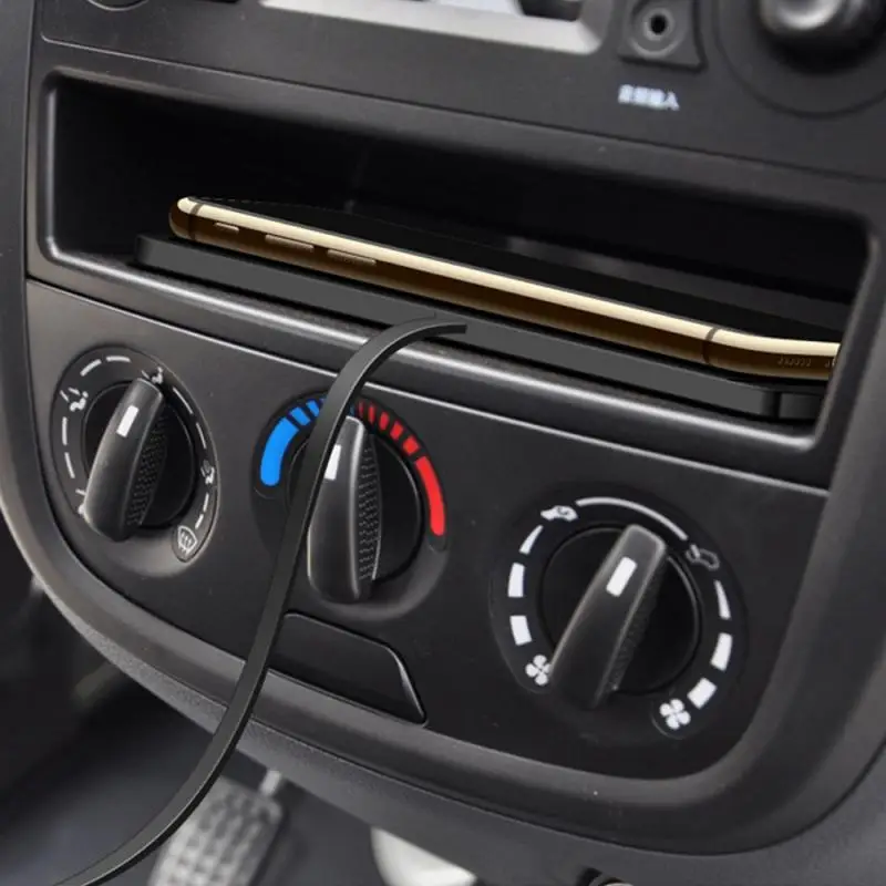 

10W 2in1 Non-slip Silicone Mat Car Dashboard Holder Stand Fast Charging Qi Wireless Charger Dock Station Pad For IPhone Samsung