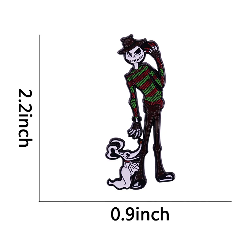 Ночные кошмары Фредди Крюгер из сериала Тыква|Броши| |