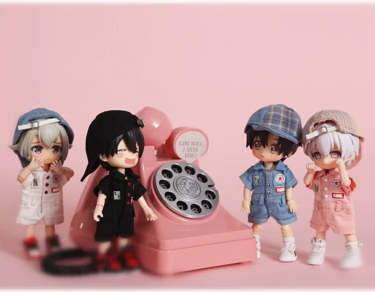 [1/12 кукла рубашка] OB11 Топ OB11 одежда(Fit Ob11, obitsu11, BJD12, 1/12 куклы